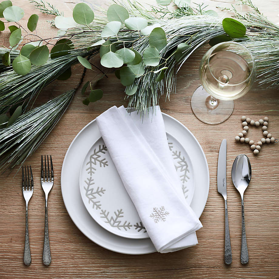 Snowflake Wren Salad Plate